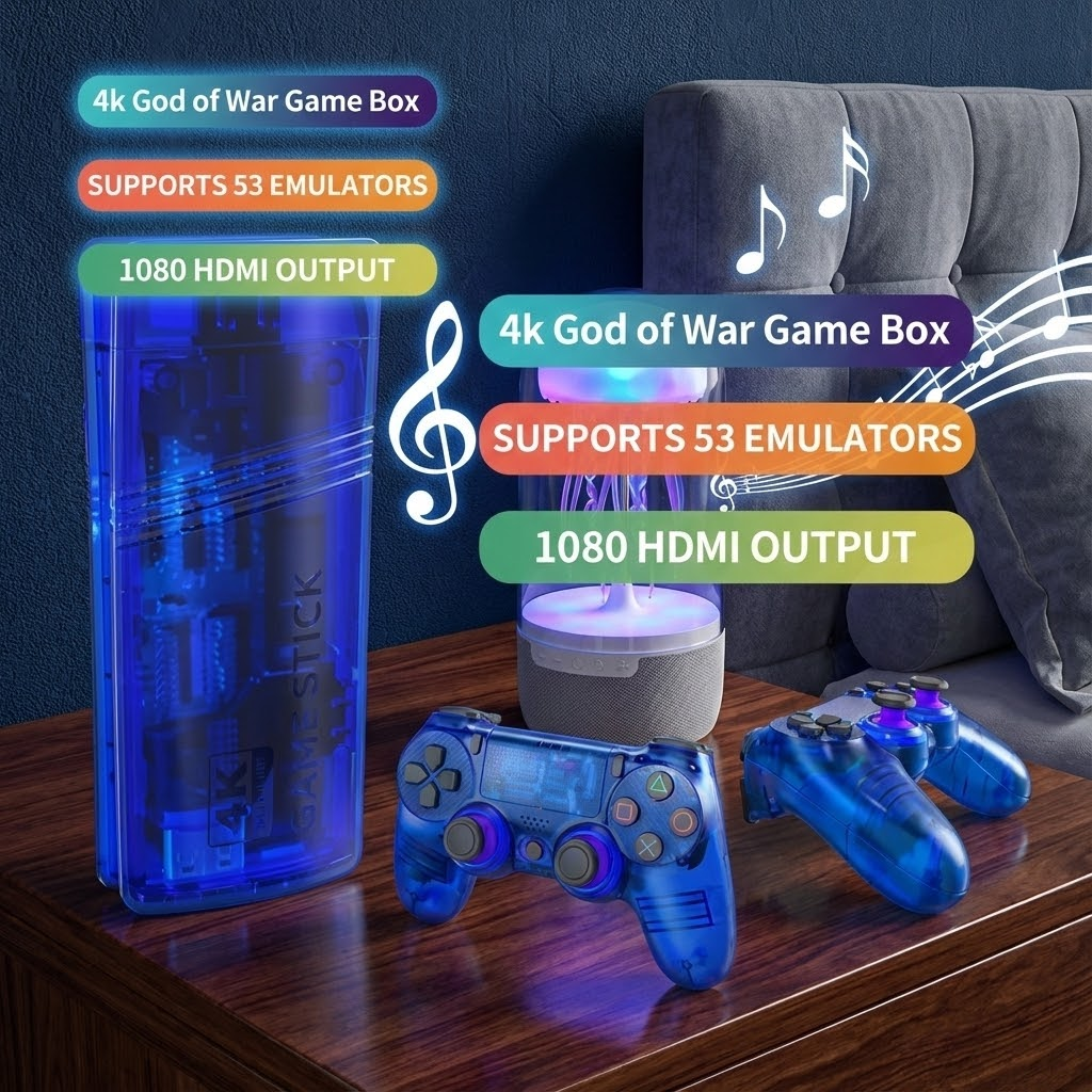 2.4G Wireless Retro Game Console with Dual Controllers | EmirTrove