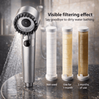 Emirtrove 3 in 1 Modes Shower Head