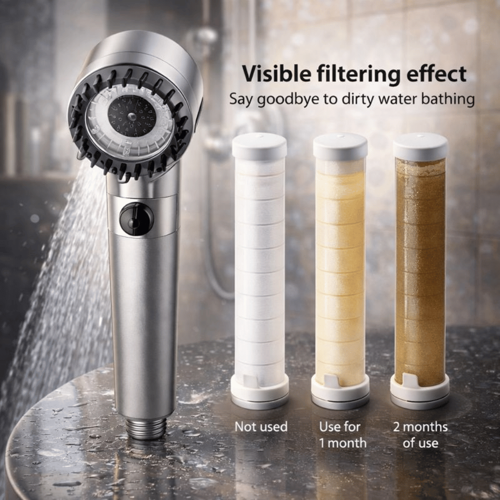 Emirtrove 3 in 1 Modes Shower Head