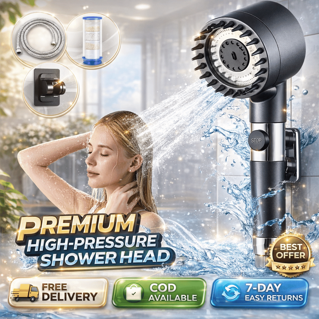 Emirtrove 3 in 1 Modes Shower Head