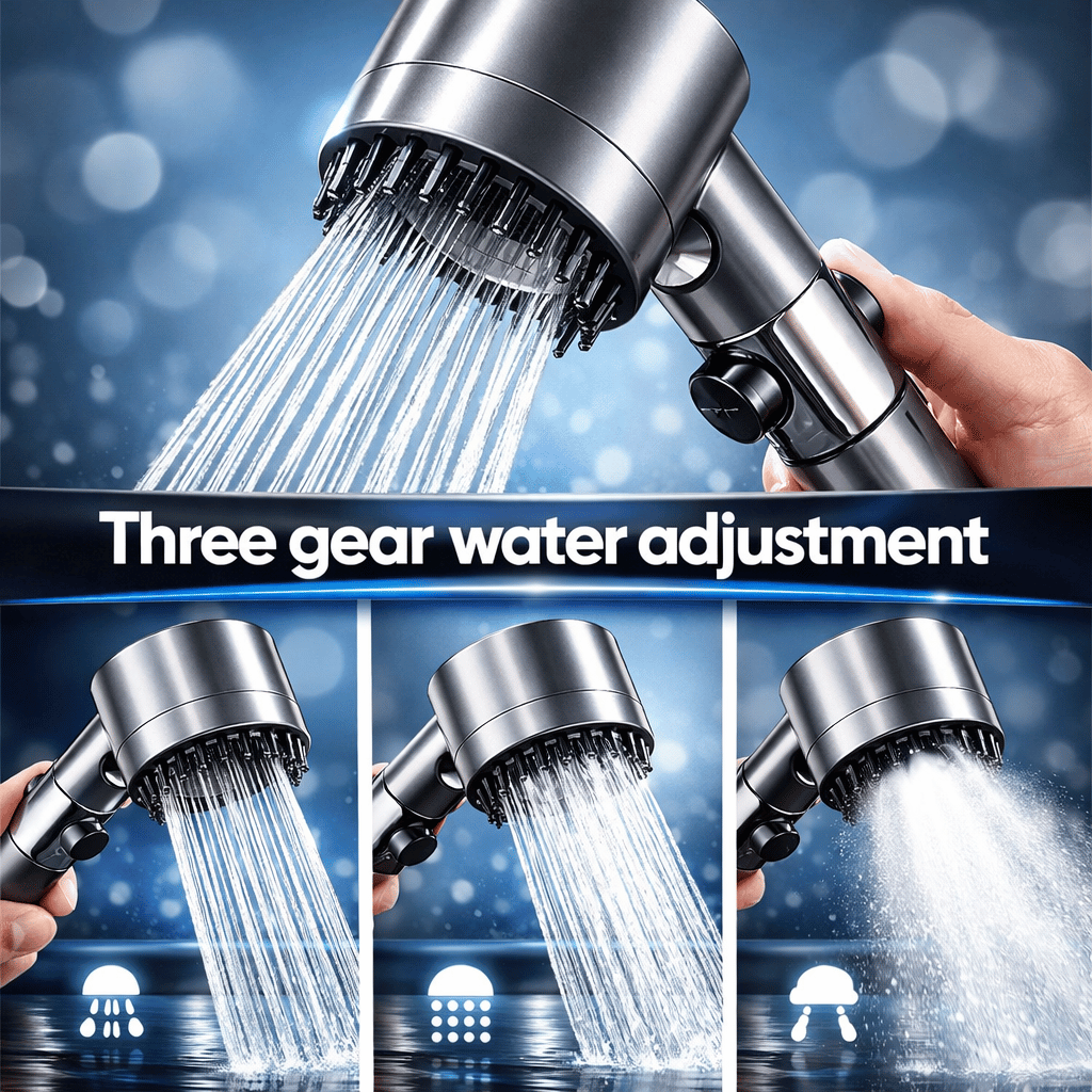 Emirtrove 3 in 1 Modes Shower Head