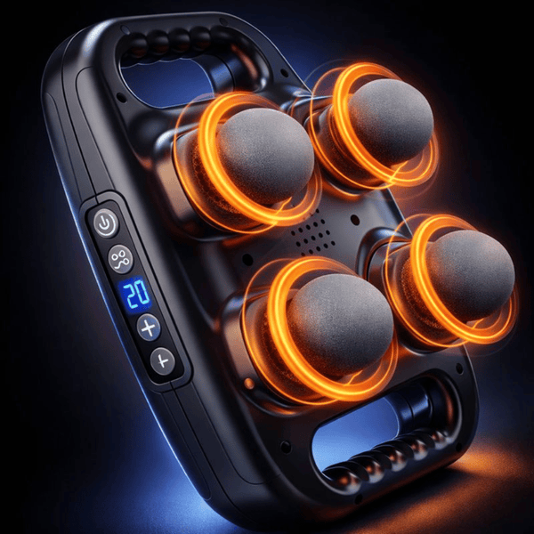 4 Head Massage Gun for Back, Shoulders, Legs, & Muscle Pain Relief Massage Machine