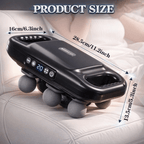 4 Head Massage Gun for Back, Shoulders, Legs, & Muscle Pain Relief Massage Machine