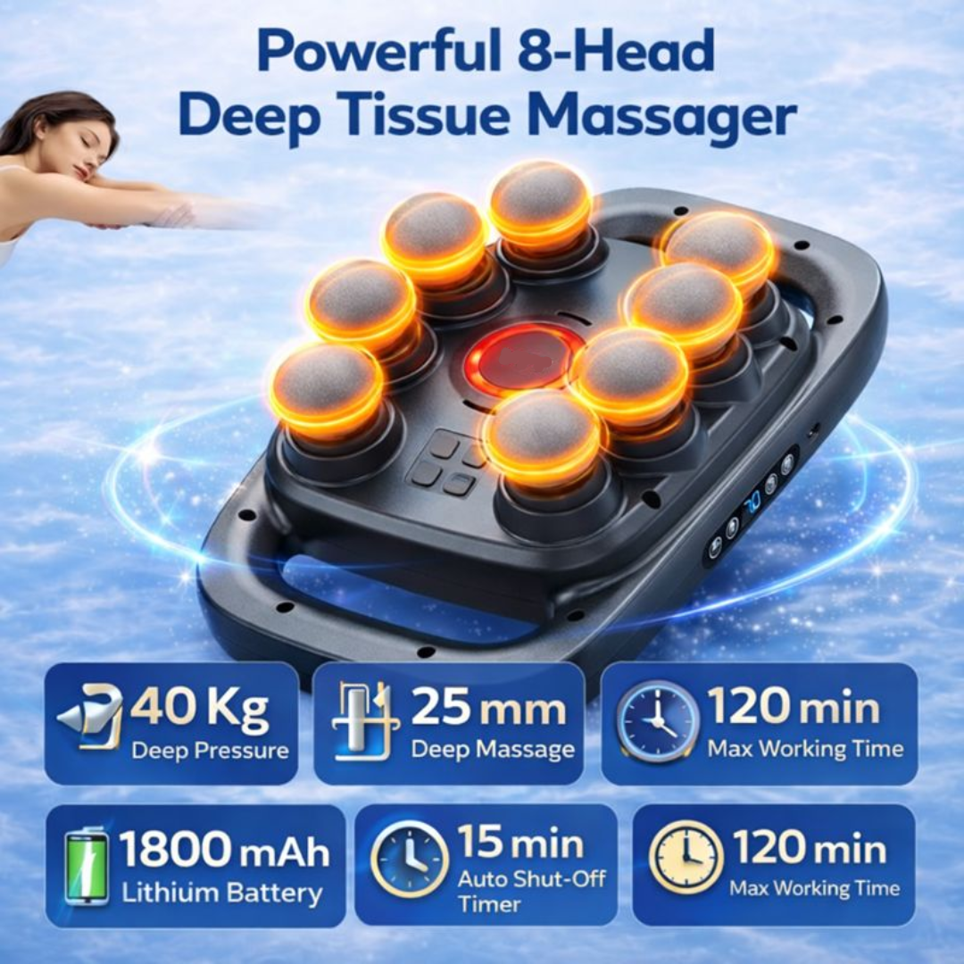 8-Head Massage Gun