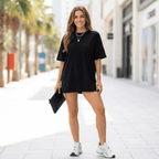 Butterfly Cutout Backless Short Sleeve T-shirt Women's Summer Loose Fit