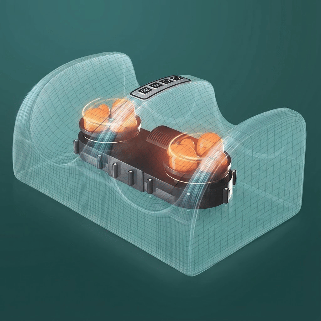 Kneading & Heated Electric Foot Massager with Vibration