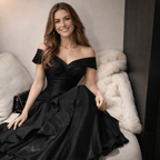 French style Black Off shoulder Luxury Dress