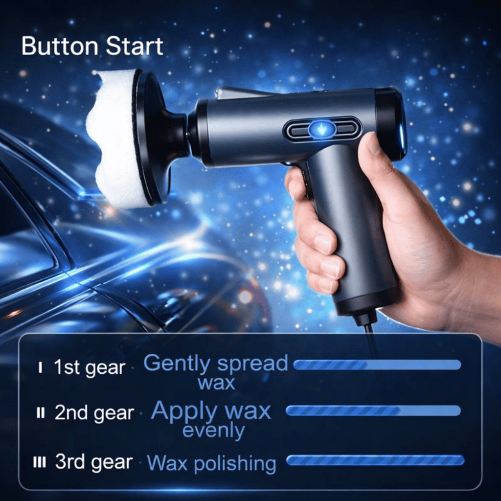 Rechargeable Electric Wireless Car Polisher Portable Auto Waxing and Glass Scratches Repair Tool