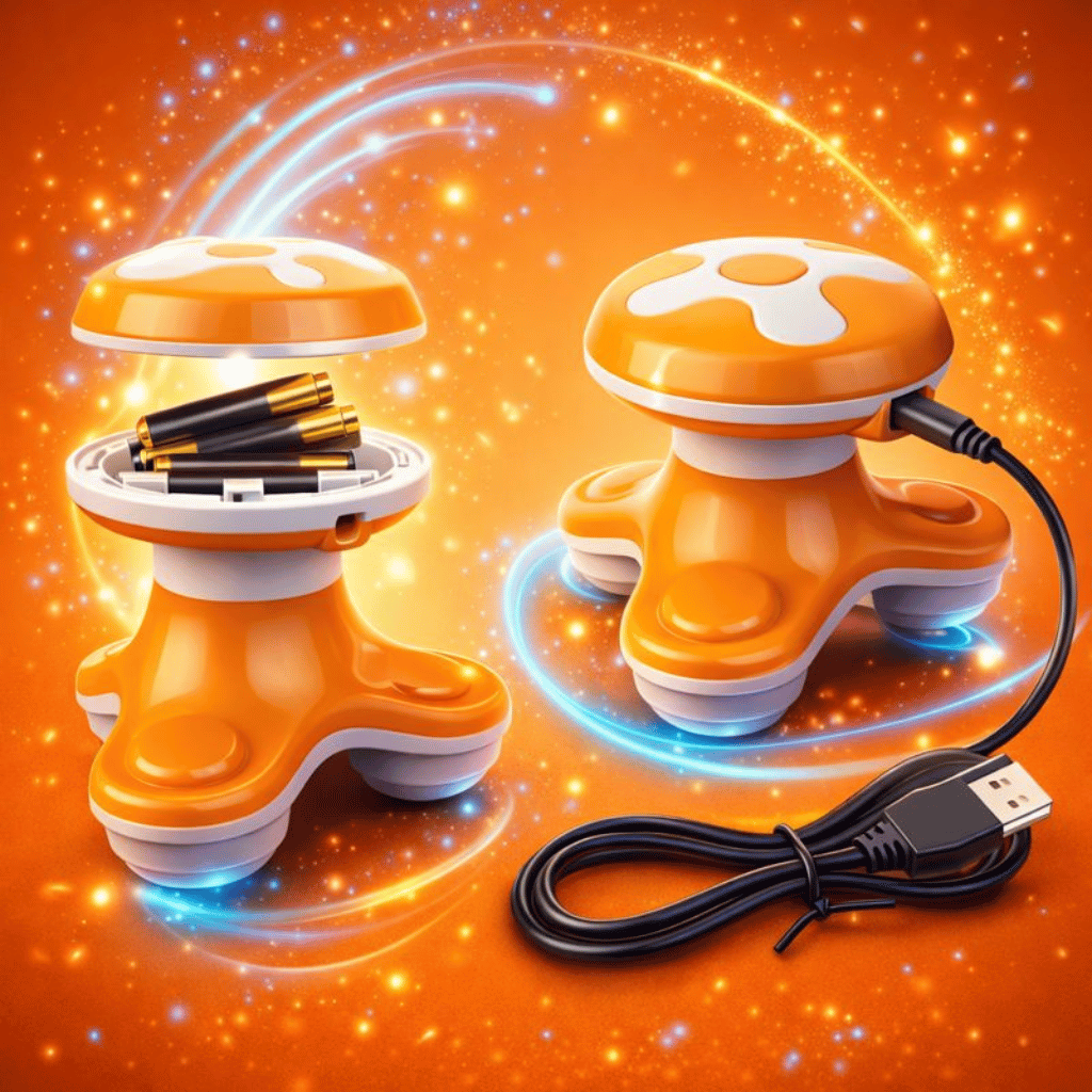 Mini Mushroom Massager for Neck, Back & Shoulder Relief