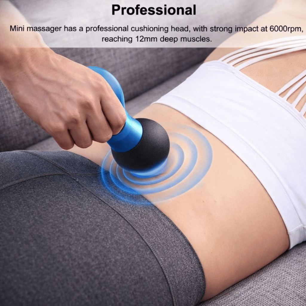 Muscle Massage Mini Pocket Electric Fascia Massage Back Neck Massager Gun For Body Deep Relief Pain