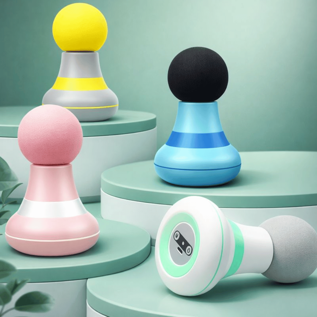 Muscle Massage Mini Pocket Electric Fascia Massage Back Neck Massager Gun For Body Deep Relief Pain