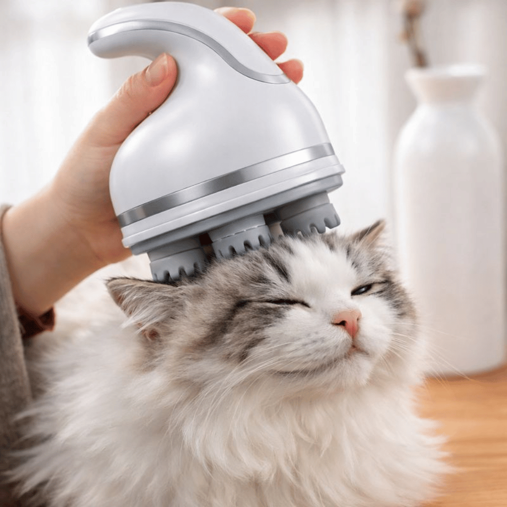Pet Head Massager – Calming Scalp Relief for Dogs