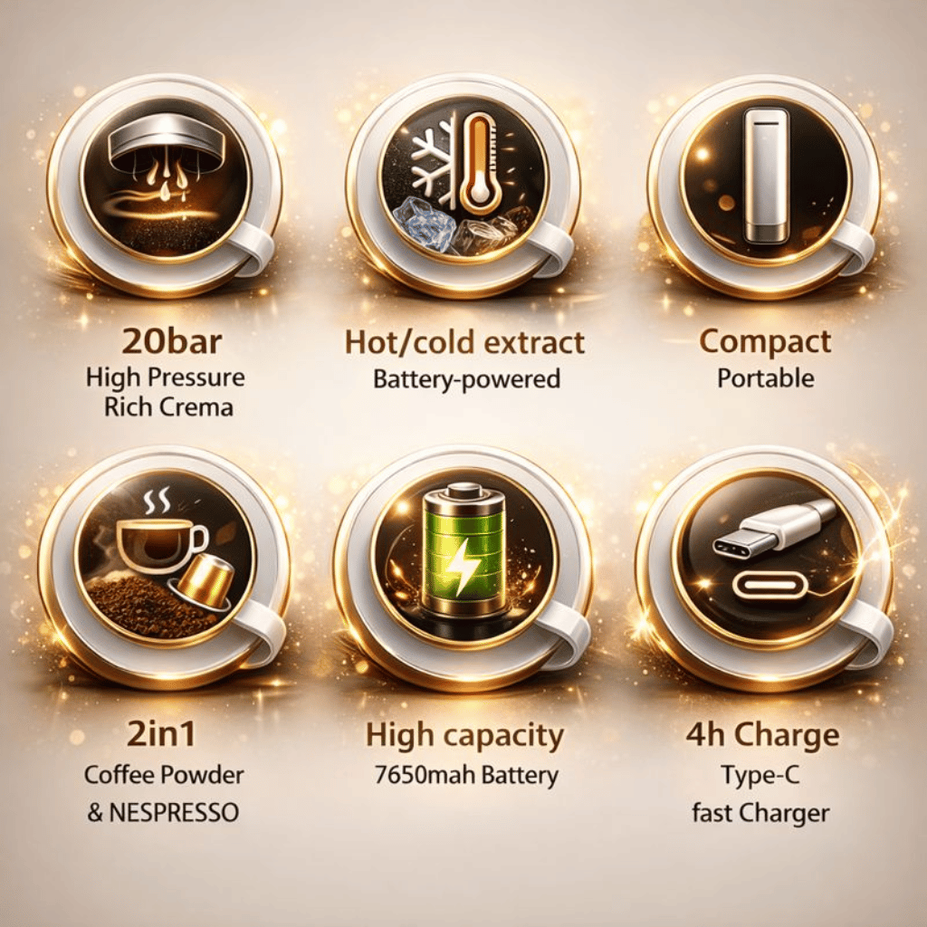 Portable Espresso Coffee Maker