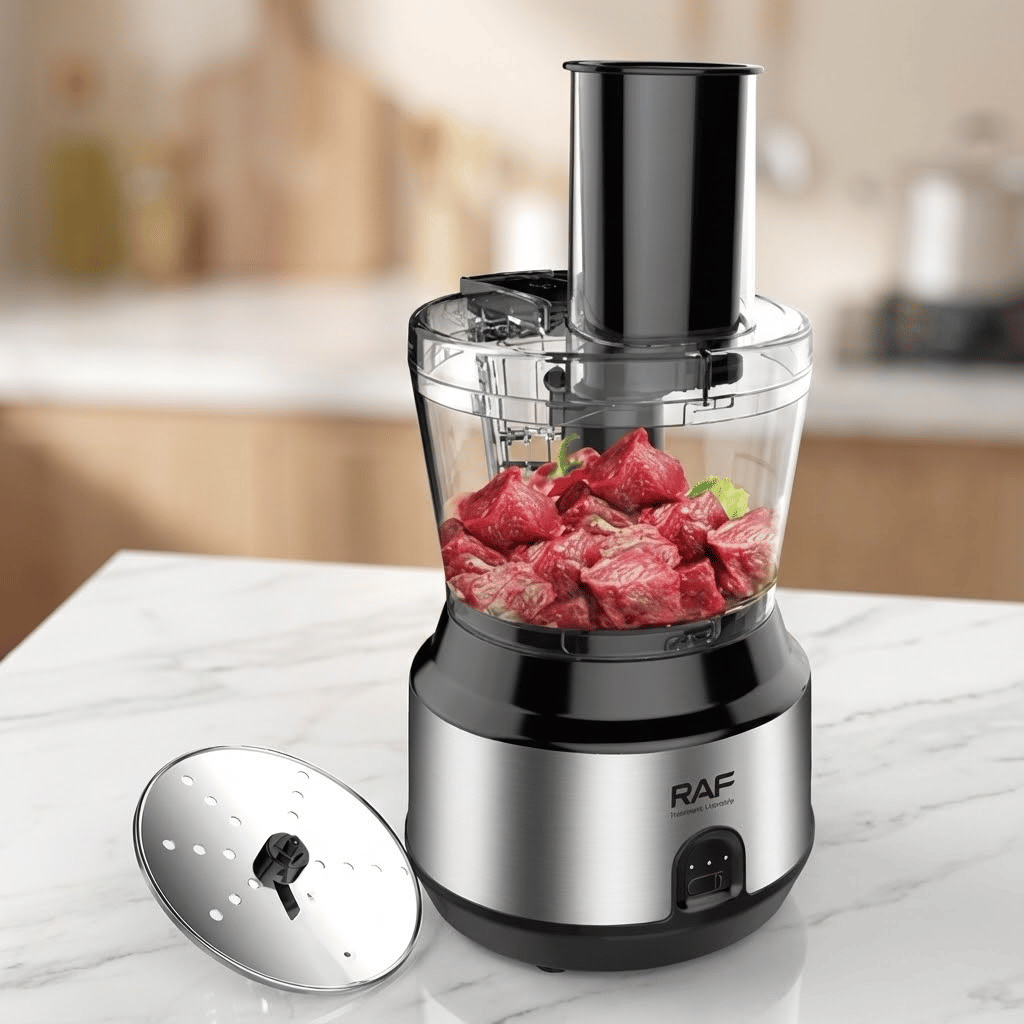 RAF Quality 2 in 1 Rechargeable Blender Yam Pounder Shredded FuFu Machine Chopper Multifunctional Food Processor
