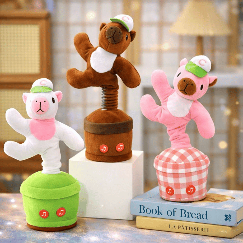 Rechargeable Dancing and Singing Plush Bear – Soft Musical Toy for Kids | EmirTrove