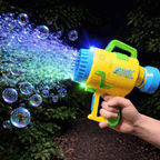 Rocket Electric Bubble Gun – 48-Hole Bubble Blaster Toy