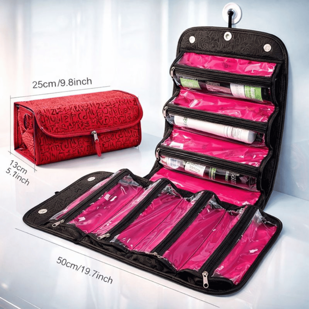 Roll-N-Go - Travel Cosmetic & Toiletry Bag