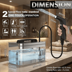 خزان مياه بخاخ بيديه صغير الحجم قابل لإعادة الشحن لتنظيف النظافة الشخصية 