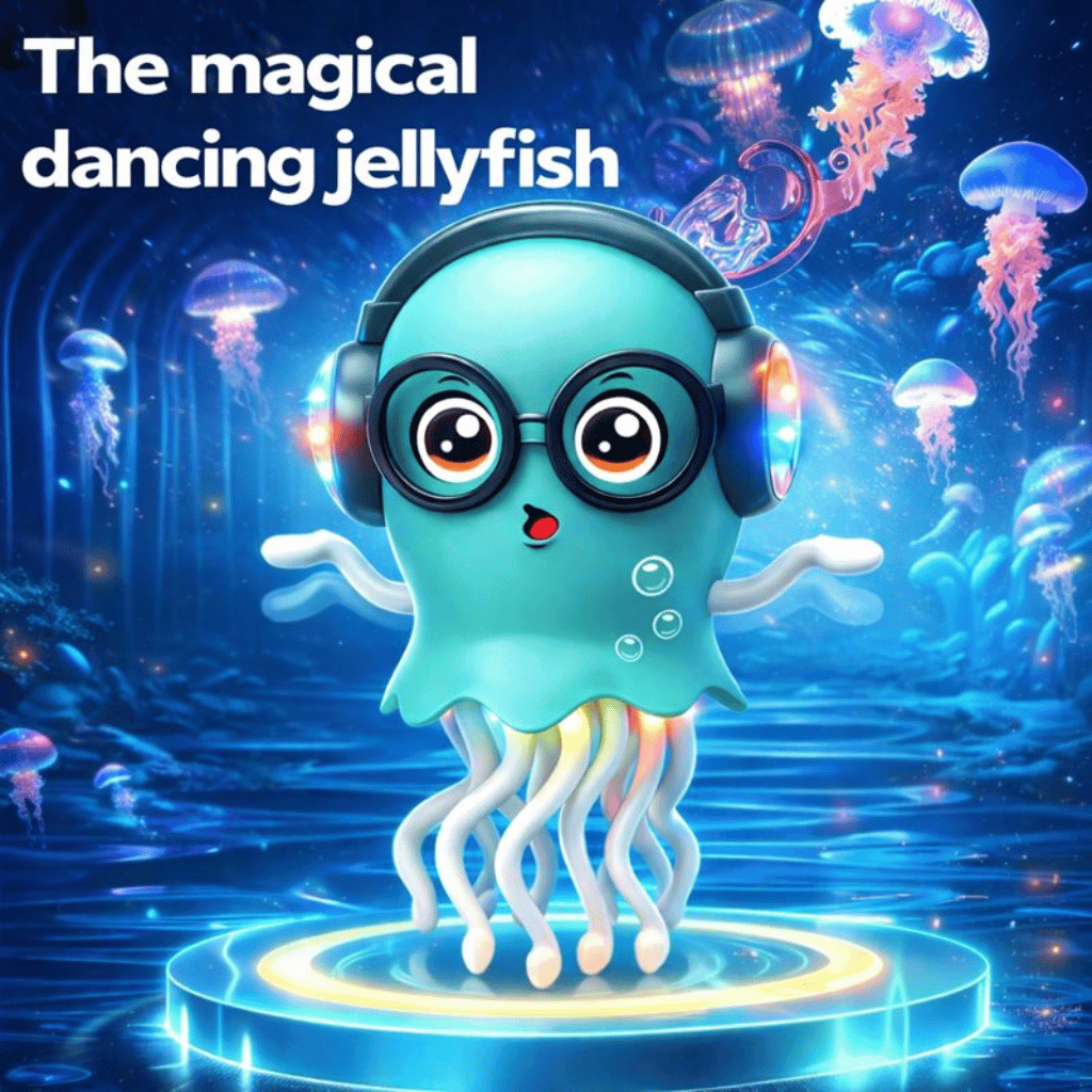 Twist Jellyfish Musical Bump & Go Toy