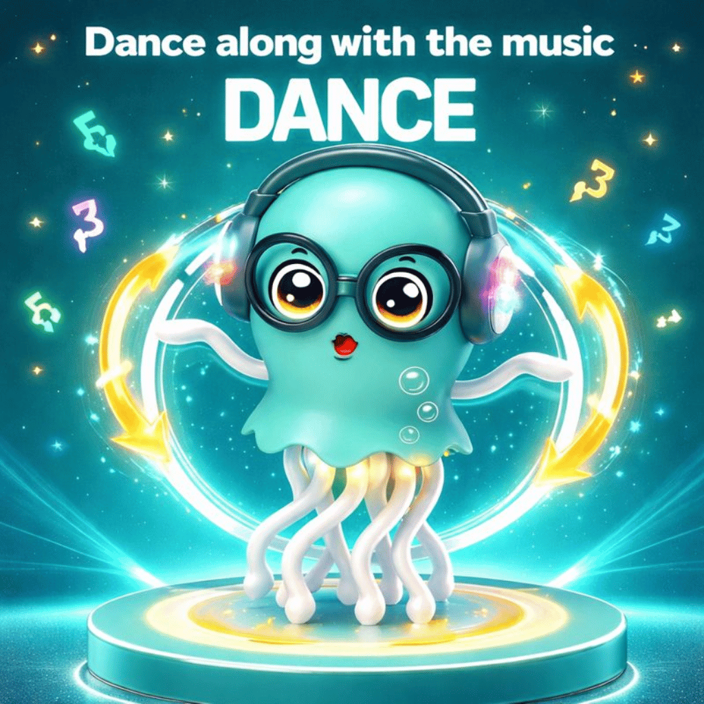 Twist Jellyfish Musical Bump & Go Toy