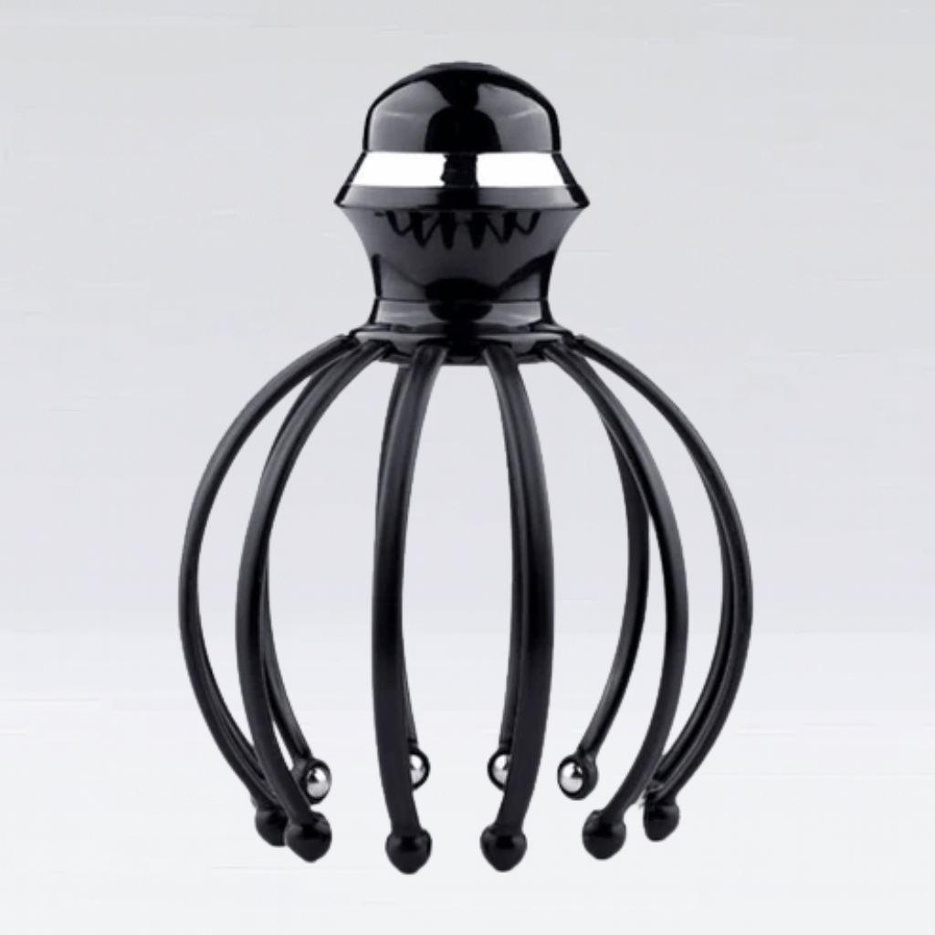 Vibration Head Massager Scalp Relaxation 12 Claw Electric Head Massager Octopus Point Massager