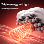 جهاز تدليك الجسم الكهربائي القابل لإعادة الشحن من يوكو، مزود بـ 22 رأسًا
